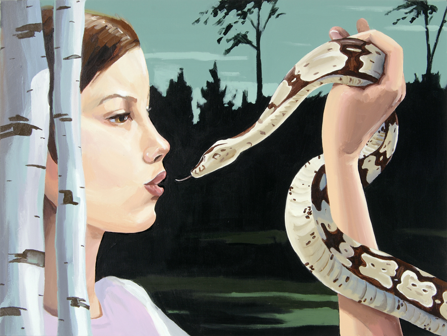 Christopher Winter, Loving Monsters II, 2009, acrylic/canvas, 75 x 100 cm