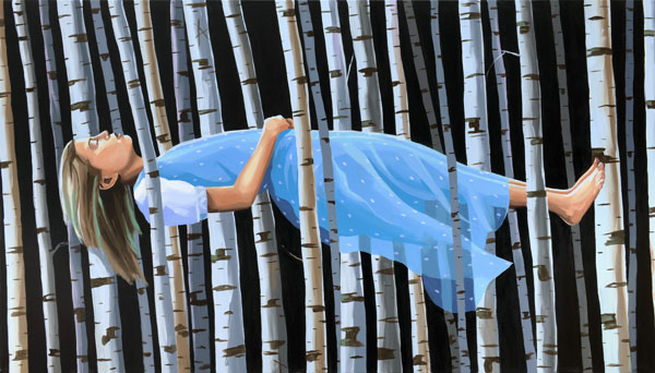 Christopher Winter, "Spaceshifter", 2011, acrylic on canvas, 130 cm x 230 cm